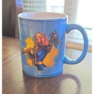 Fallout Vault Girl Coffee Mug 2017 Funko Bethesda Welcome Home Blueprint